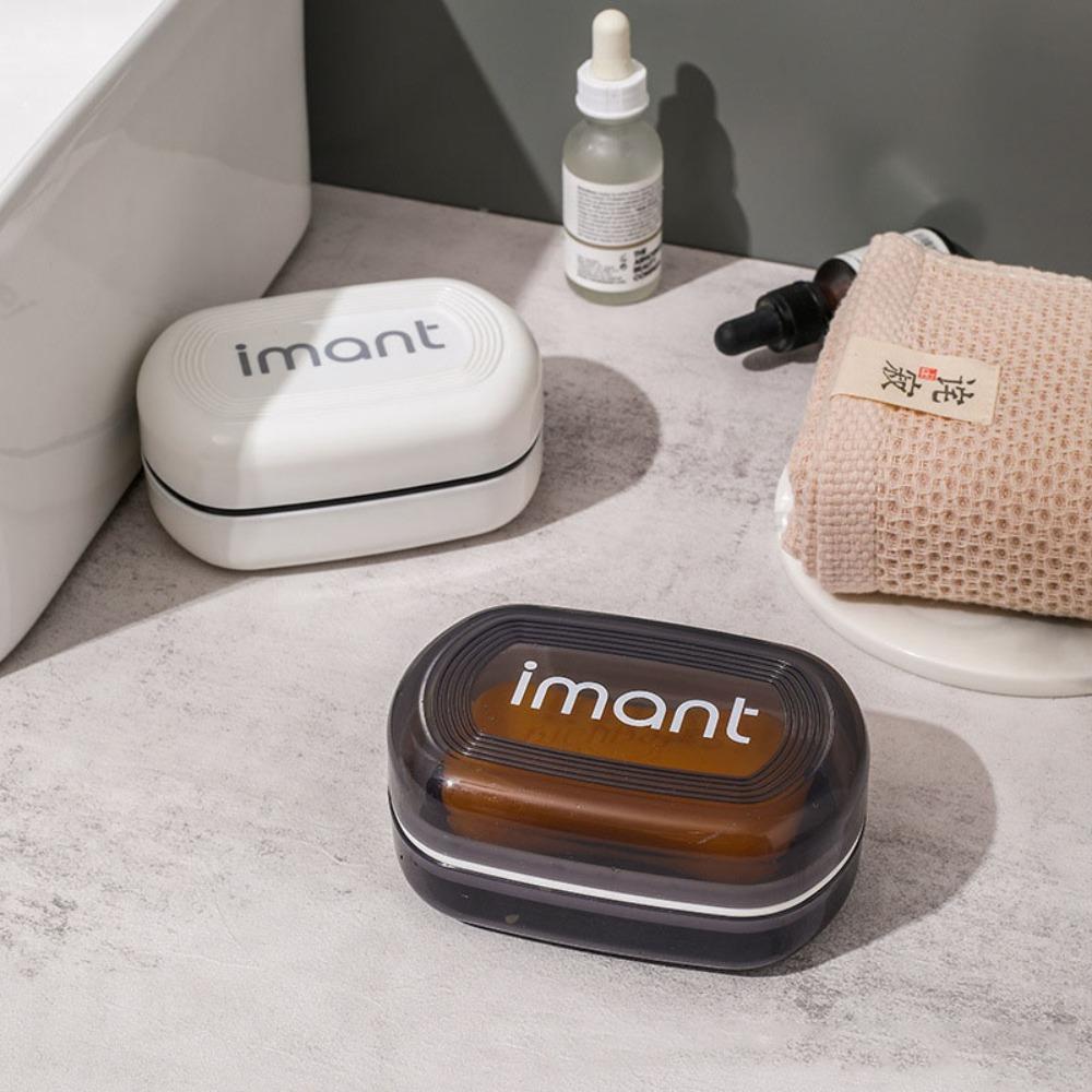 

New Creative Drain Home Double Layer Soap Dish Soap Tray Soap Box