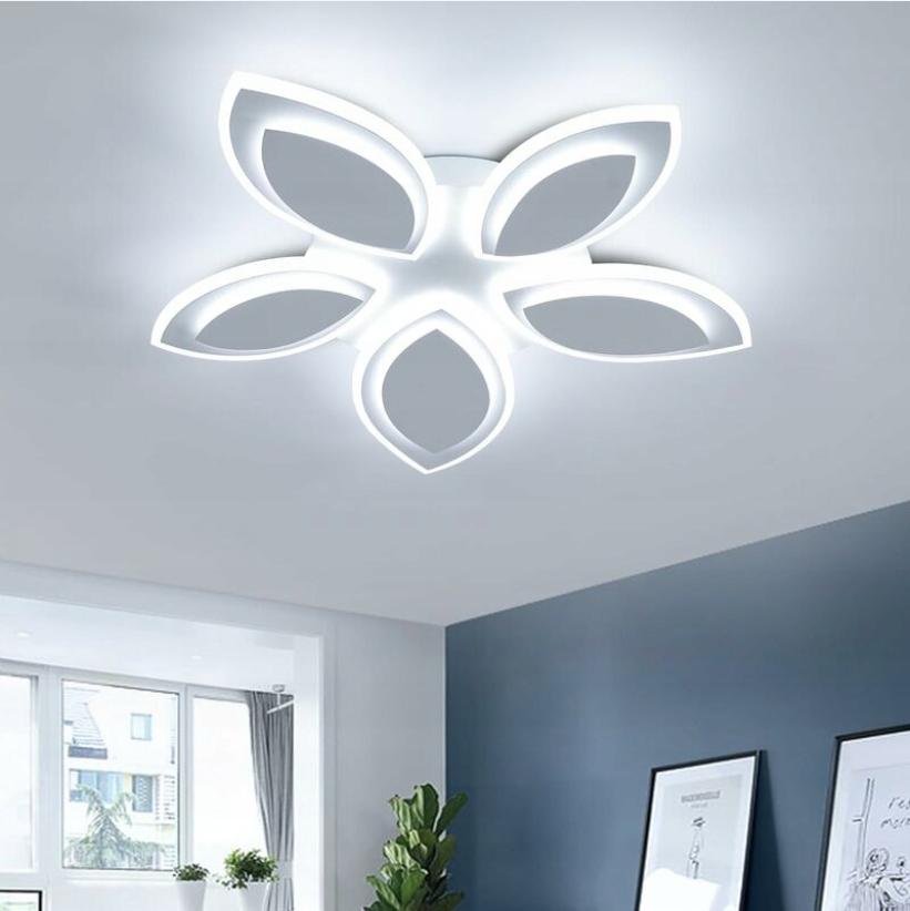 

Ceiling light SENQIU white 6500k modern creative flower LED pendant light