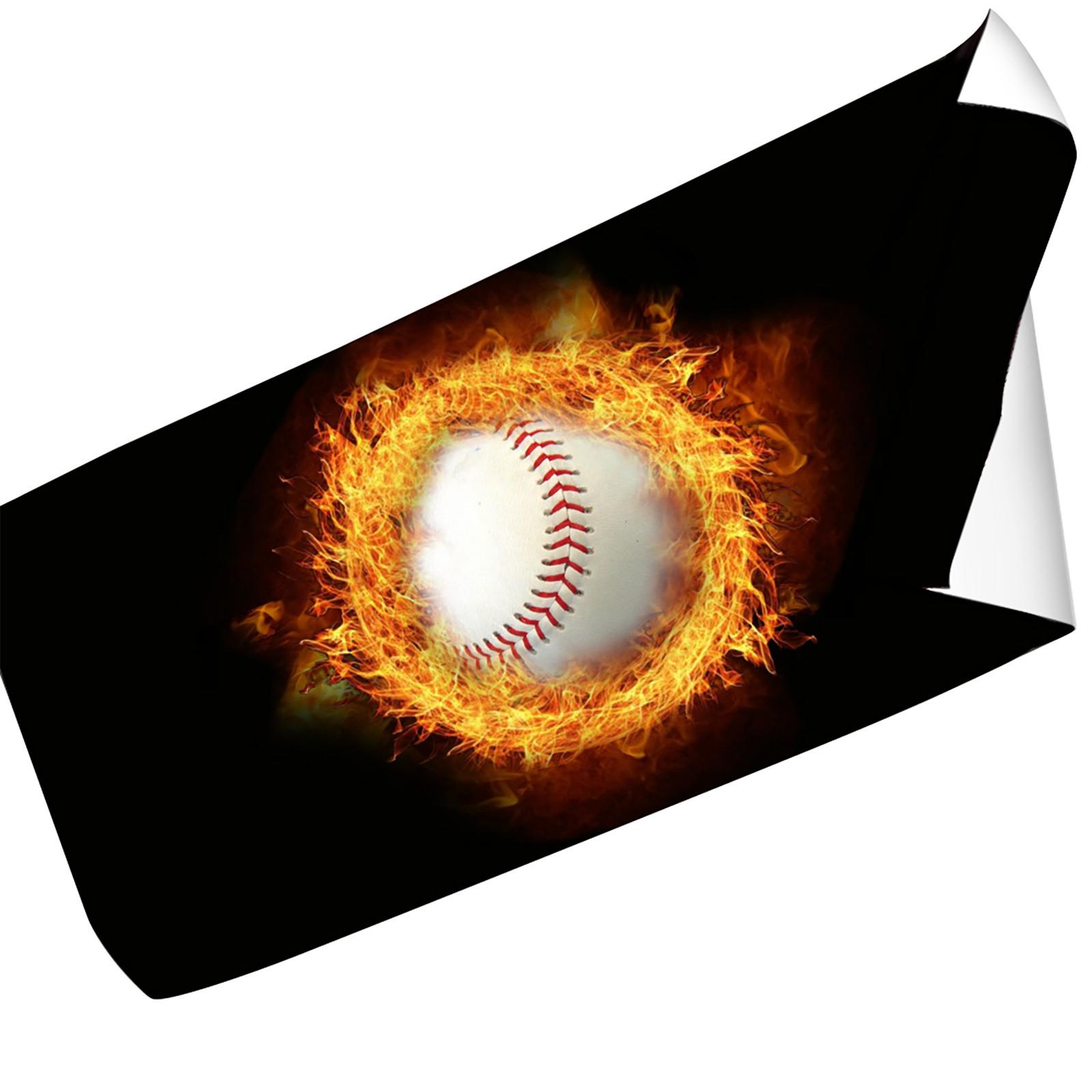 

Бейсбольное пляжное полотенце Быстросохнущее портативное банное полотенце Пляжное полотенце с бейсбольным принтом F синий