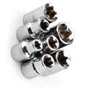 7pcs 3/8 Inch Star Torx Socket E Type E8 E10 E11 E12 E14 E16 E18 E20 Hand Tool Sleeve Converter Wrench Sleeve Joint Converter