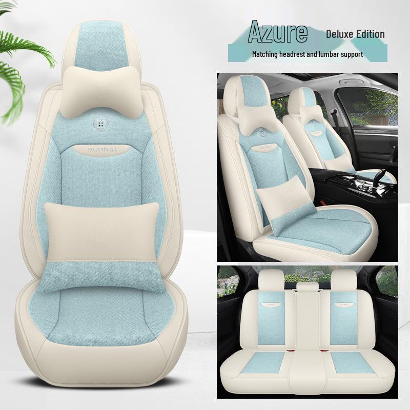Universal Full Coverage Car Seat Cover for Civic Bora Lavida Sagitar - Four Seasons Ice Rattan Cushion
