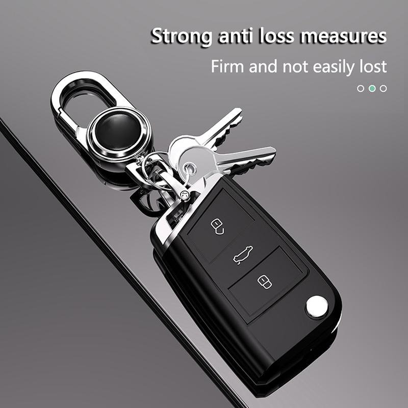 Alloy Metal Car Styling Key Chains Ring Anti-loss Keychain For Toyota Camry RAV4 Land Cruiser Highlander Corolla Car Accessories