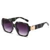 New Fashion Box Sunglasses European And American Men'S And Women'S Large Frame Flat Top Sunglasses Internet Celebrity Street Sunglasses