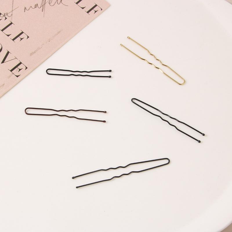 50 Stück U-förmige Haarspangen für Duttfrisuren