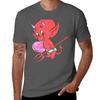 Hot Stuff Baby Devil Sticker Tshirt Casual Loose Fit Summer Tee Shirt