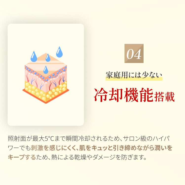 HOME STLASSH PRO Hair Removal for and the Whole with Cooling for Home Use Device, Salon-Developed, Women, VIO, Underarms, Body,