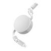 100W Rotating Telescopic 4-in-1 PD Fast Charging Cable with Custom Logo