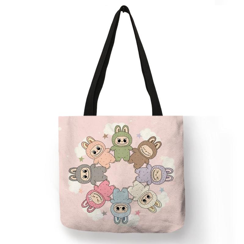Labubu Trendy Personalized Printed Bag Shopping Bag 5405