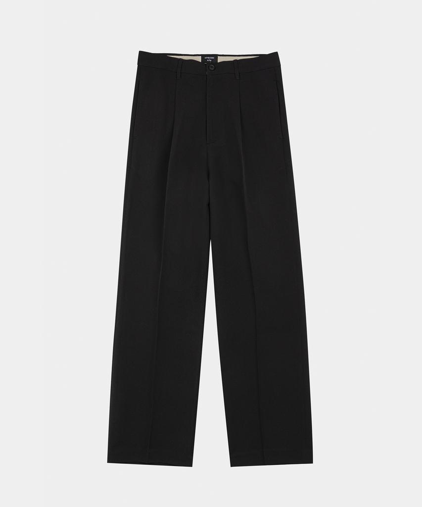 LETTERCOMO Admirable Wide Slacks Black