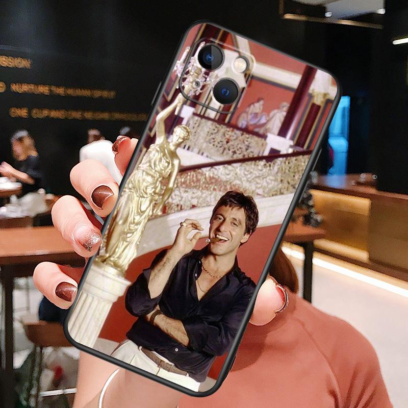 Scarface Tony Montana Case For iPhone 11 12 13 14 15 16 Pro Max Mini X XS XR 14 Plus Protect Cover