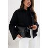 Womens Wool Coat Solid Color Pocket Breast Fashion New