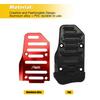 3PC Universal NonSlip Transmission Manual Foot Pedal Brake Cover Pad Red Durable