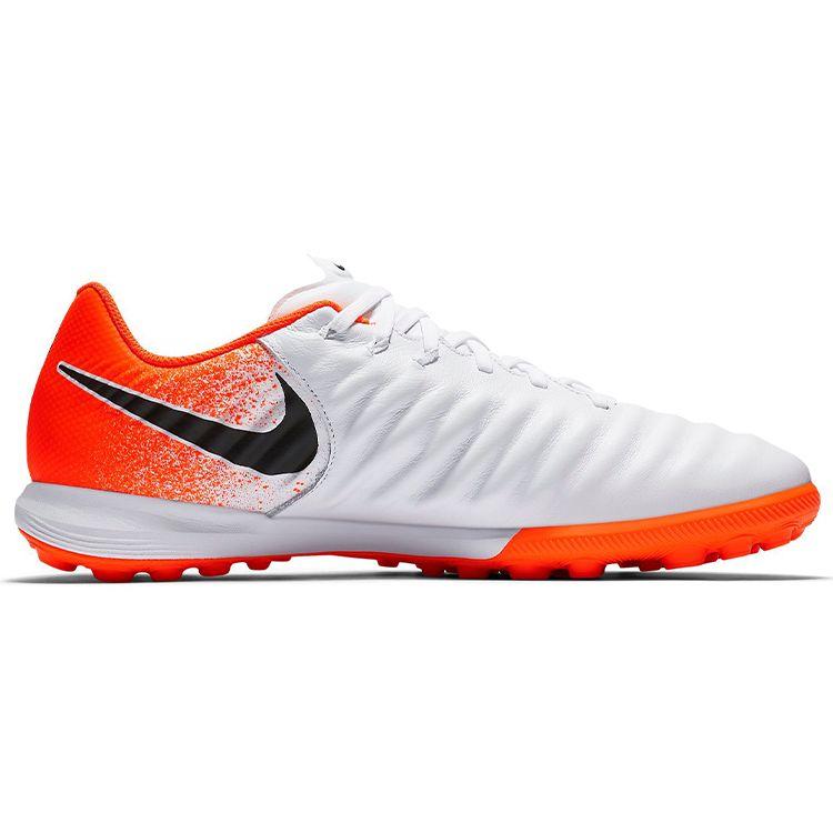 Nike Lunar Legend 7 Pro Tiempo TF Soccer Shoes Men Soccer Shoes White Orange AH7249-118
