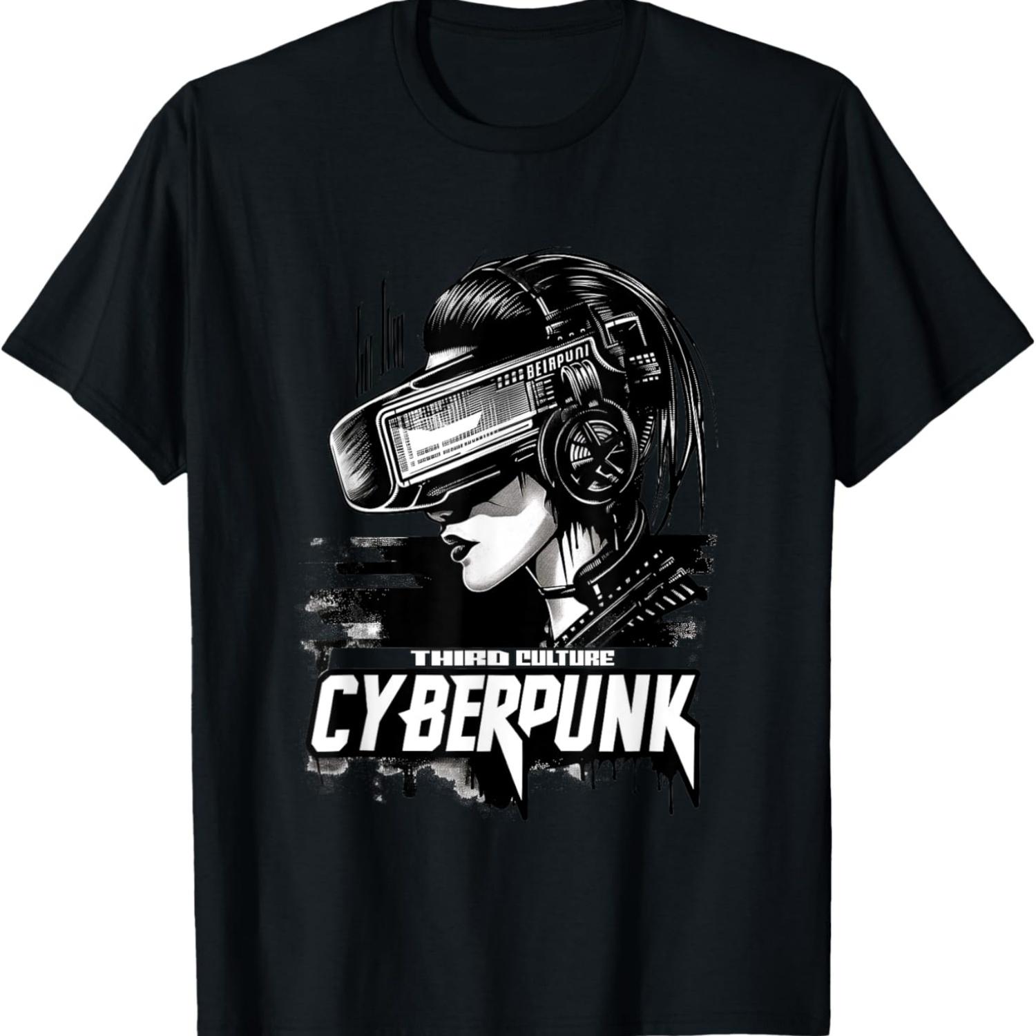 CYBERPUNK VIRTUAL REALITY VISOR T-Shirt S чёрный