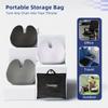 Ergonomic Memory Foam Seat Cushion for Office Chairs - Heavy-Duty Chair Pad with Removable Cover, Ideal for Lower Back