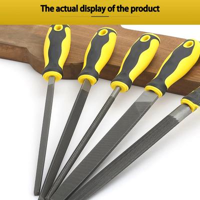 Assortimento di Lime Manuali per Legno, Raspa 3 pezzi Acciaio Duraturo, Manico in Gomma Antiscivolo, Perfetto per Intagliare, Sbavare, Riparare Gioielli