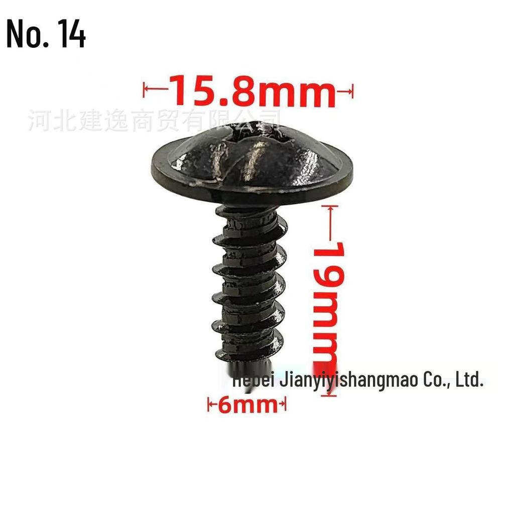 Car Body & Trunk Screw Set with Washers - M4, M5, M6