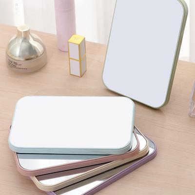 1PC Mirror Folding Home Student Makeup Mirror Large Dormitory Desktop Portable Glass Mirror Household Goods