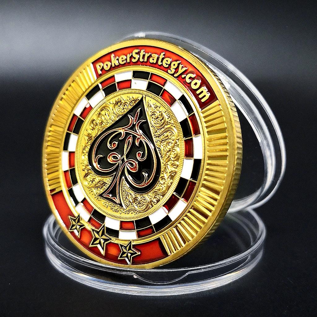 Spade medaglia commemorativa metallo emblema fortunato gioco creativo collezione di monete piccoli regali turismo souvenir