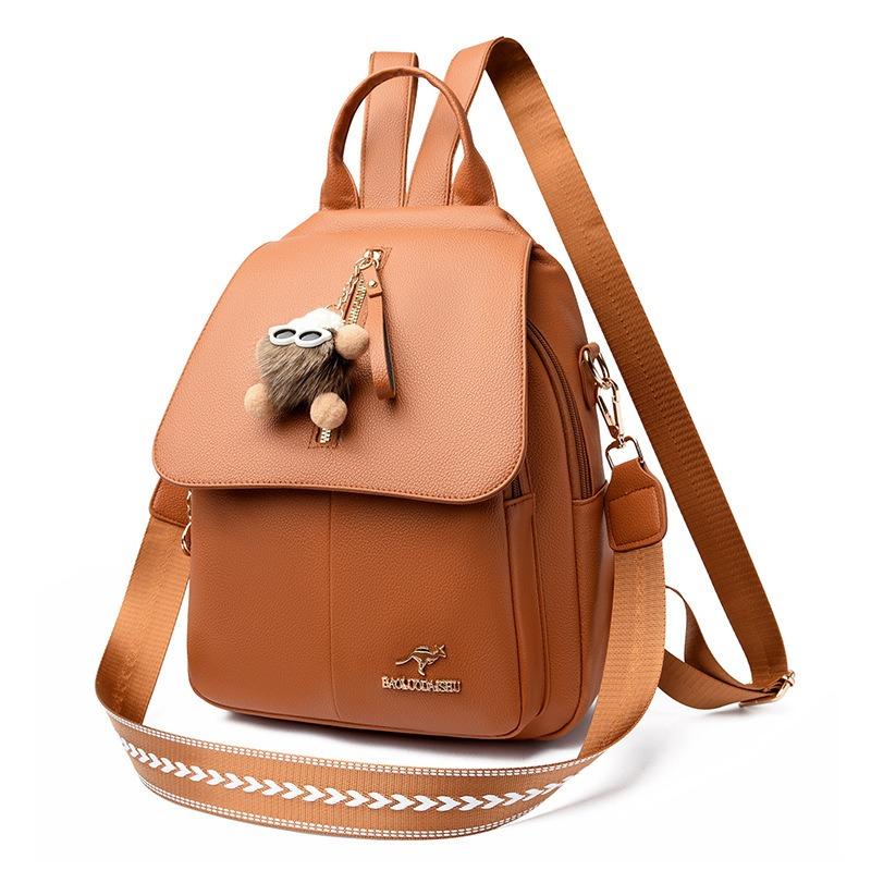 High-end Lady's Backpack, Fashionable Commuting Single-shoulder Backpack, Casual Travel Backpack, Student Schoolbag