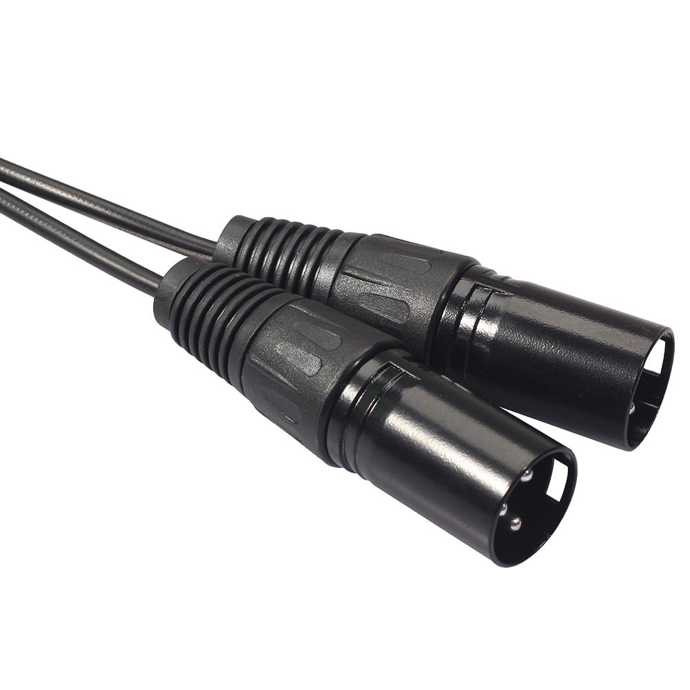 RCA to 2 RCA Male to Male Audio Cable for Mixer Home Theater TV Amplifier Sound