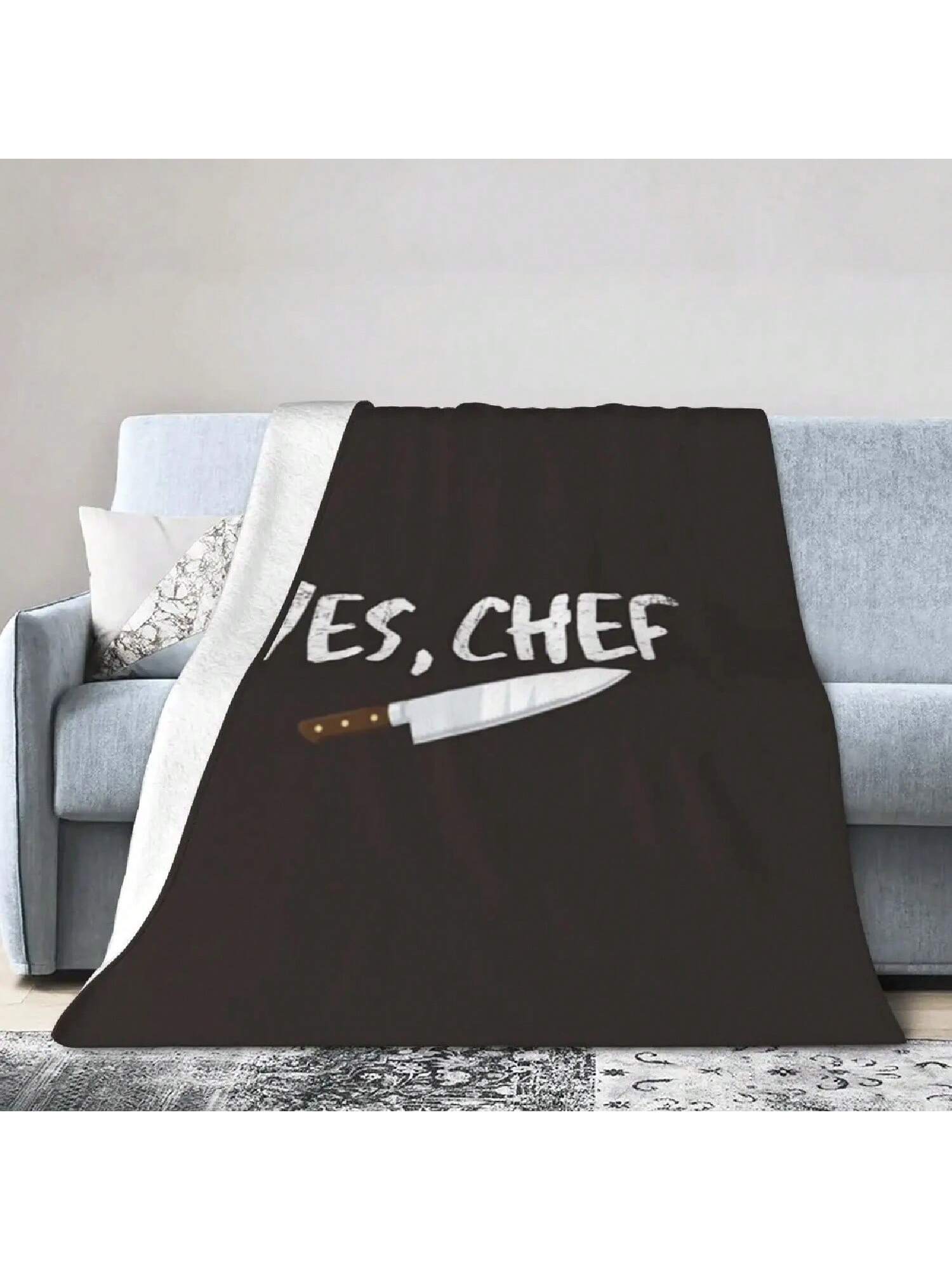 Chef Chef Yes T-Shirt, Ultra-Soft Fine Flannel Blanket S разноцветный