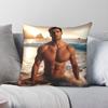 Henry Cavill Iconic Physique Square Pillowcase Polyester Linen Velvet Creative Zip Decor Room Cushion Case Wholesale