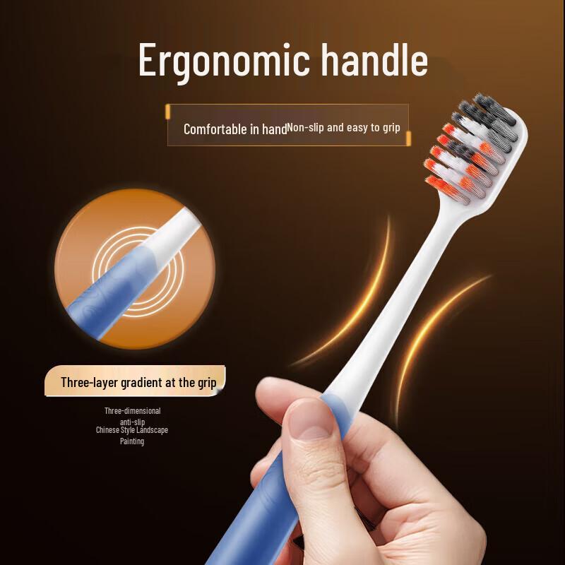 Shuke Volcanic Charcoal & Charcoal Silk Toothbrush Combo