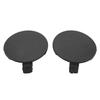 1 Pair Front Bumper Tow Hook Cover Cap 53285 0R060 Left Right Black Fit For RAV4 2013 to 2015