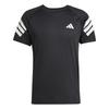 Icon 3 Streifen T-Shirt Herren Schwarz/Weiß JW9729