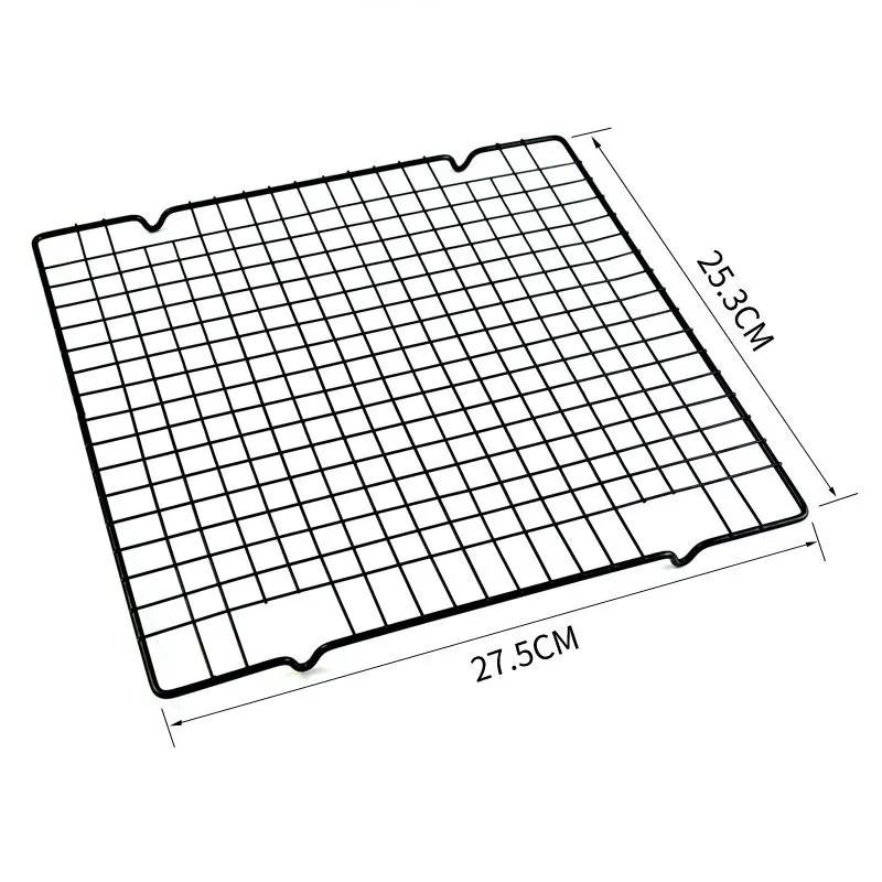 

Охлаждающая подставка из нержавеющей стали с антипригарным покрытием подходит для противней, прочная, безопасна для использования в духовке для жарки и приготовления на гриле