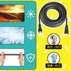 20m Power Cord Extension, Single Outlet, 600V Power Cord, Work Cord, Power Strip, Camping, Soft Cable, Black, Heat and Cold Resistant, PSE Certified,