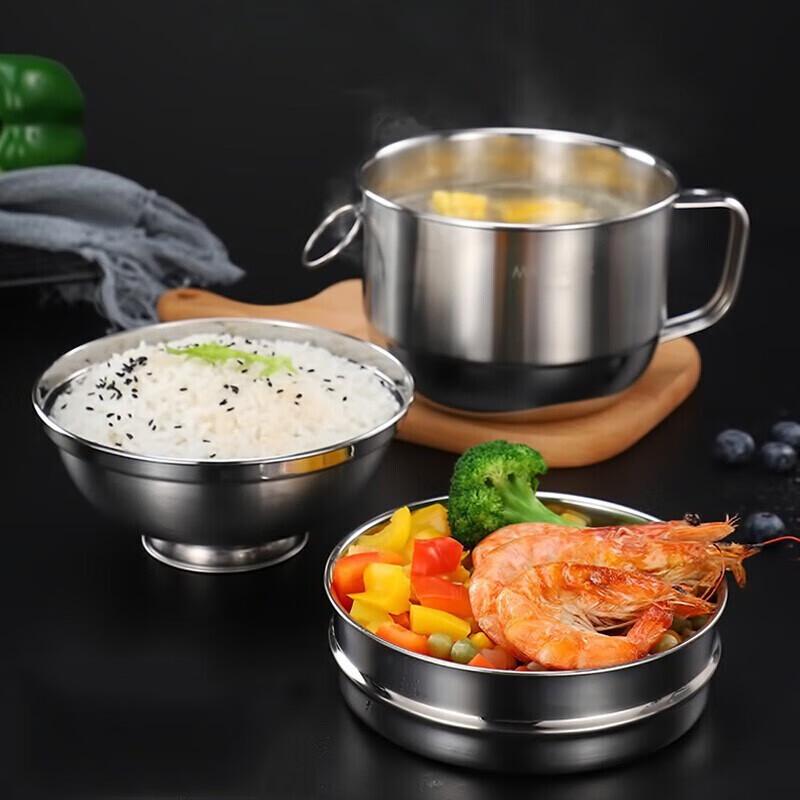 Juyue Stainless Steel Double-Layer Lunch Box