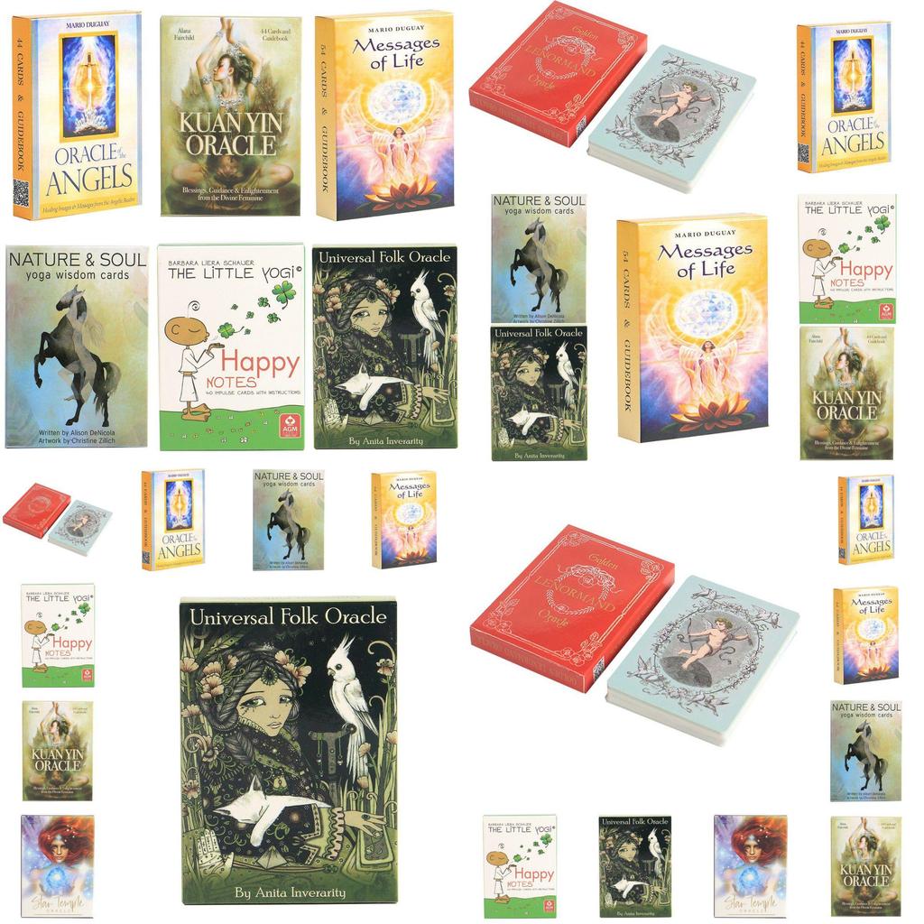 Beautifully Illustrated Tarot Deck Card Oracle Game For Parties And Yoga Practice