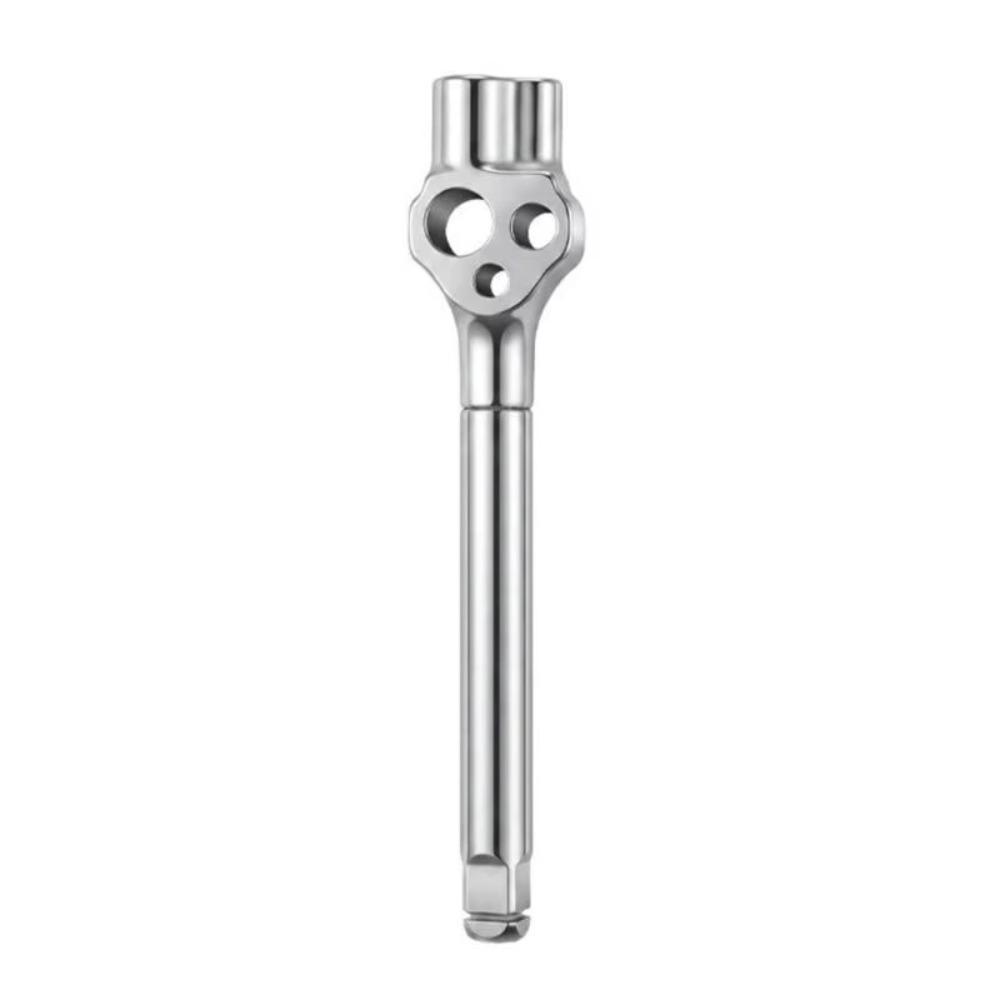 Torque Amplifier Multi-Function Hex Wrench Adapter Wrench Extension Bar Home Improvement серебряный