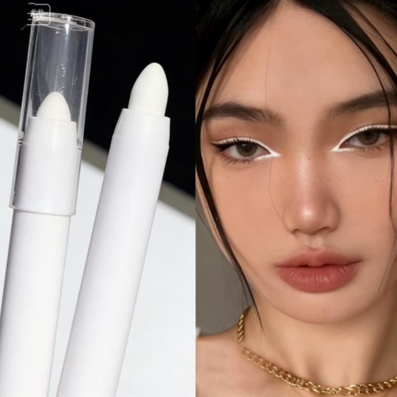 Matte Eyeshadow Stick White Eyeliner Shimmer Silver Highlighter Pen