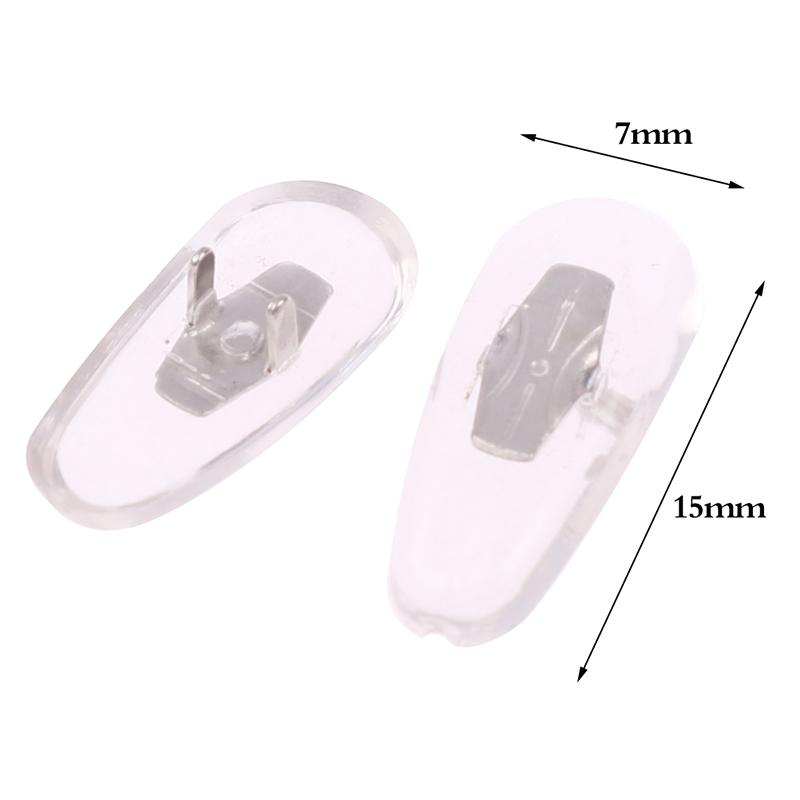 10 Pairs High Quality Silicone Aviator Glasses Eyeglass Sunglasses Nose Pads For Rb Clip-O