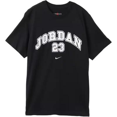 Brand MJ MVP SS25 Crew Neck Fashion Soft Versatile Short Sleeve T-Shirt Unisex Tops Black IB7524-010