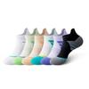 Meias Esportivas, Femininas, Meias Curtas, Absorventes de Suor e Respiráveis, Corrida de Maratona, Meias de Badminton, Sola de Toalha, Cano Curto