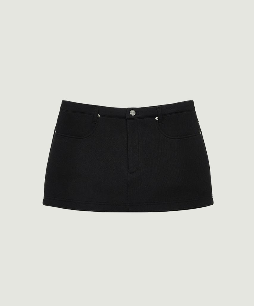 Grove Zoe Sweat Skirt Pants (Black)