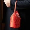 Chinese Style Embroidered Handbag Handbag Flower Print Tea Tools Storage Bag Cheongsam Accessories Small Item Pouch