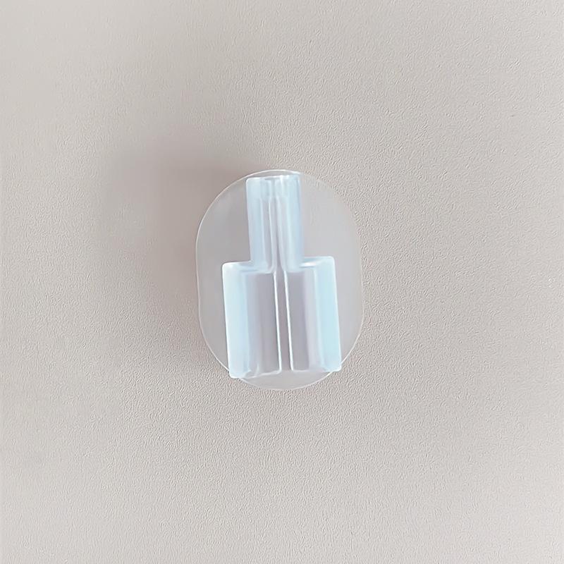 

Transparent TPU Universal USB Type-C Data Cable Clip, Oval Model, Compatible with Android & Apple, Bite-Resistant & Color Paintable