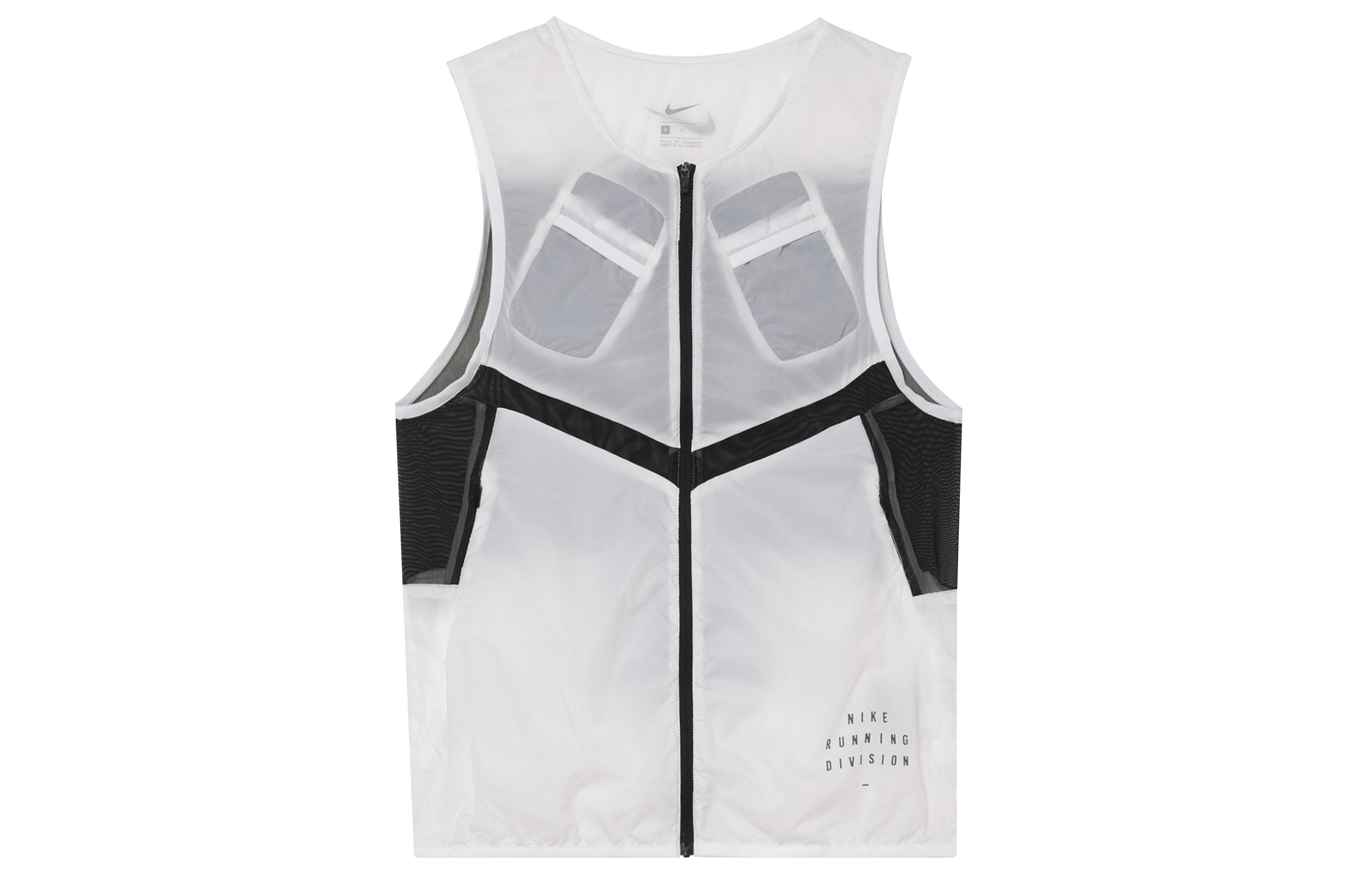Nike Vests Men s White Crew Neck Moderate Other DA1320-100 XL
