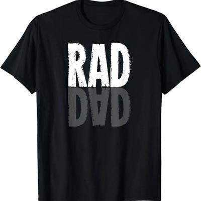 Zabawna koszulka z odbiciem śmiesznego taty rad