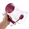 Scaled Pancake Batter Dispenser Plastic Batter Funnel BPA Free Crepes Batter Separator  Waffle
