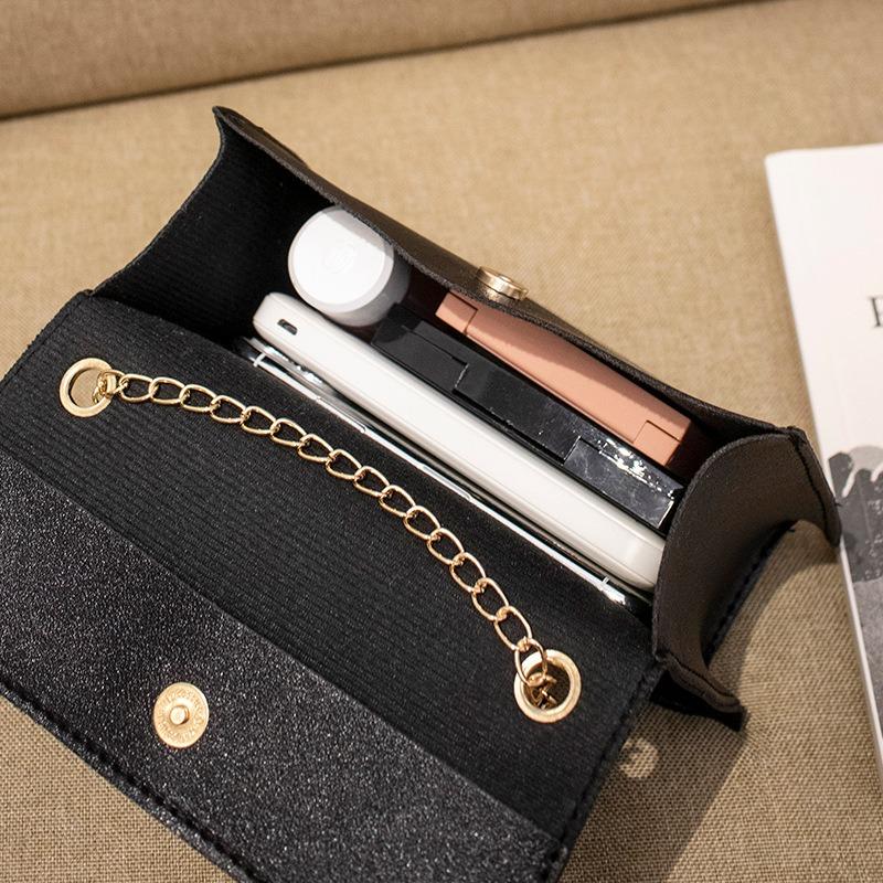 Fashion casual butterfly pattern chain single shoulder crossbody small square bag versatile women's bag