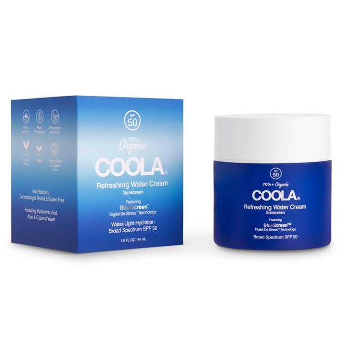 

Coola Refreshing Water Cream Organic Face Sunscreen Spf50 44ml