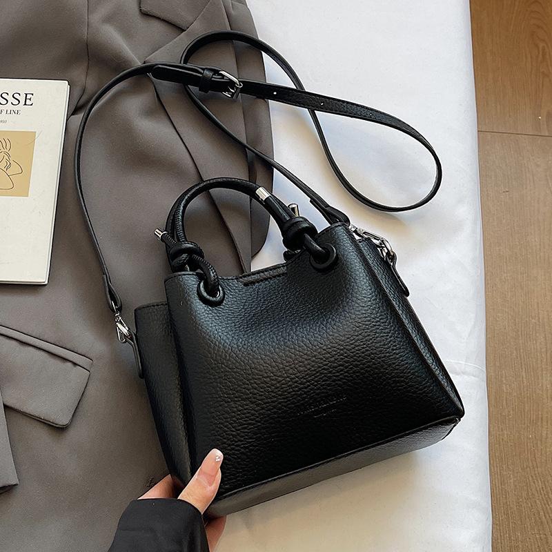 Новый тренд повседневная простая ветрозащитная портативная сумка-ведро высокого класса с рисунком личи женская сумка-мессенджер