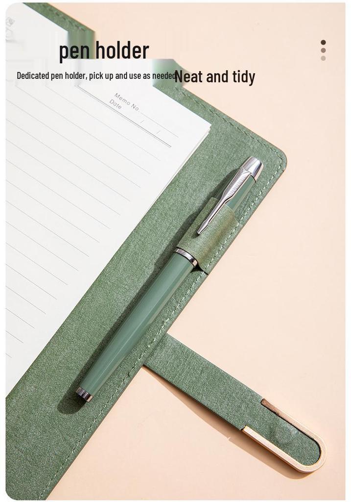 Luxury A5 Loose-leaf Business Notepad with Custom Logo