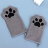 Quick Drying Pet Glove Towel with Hanging Grip Ideal for Dog Bath Comfort Easy Cleaning And Water Absorption